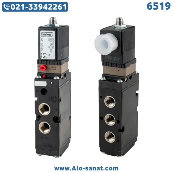 6519-burkert-solenoidvalve شیر برقی 6519 بروکرت Burkert