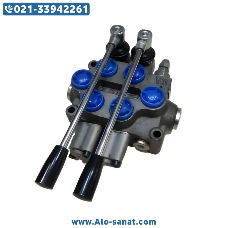 شیر هیدرولیک دو دسته گلگسی Galexy سایز 3/4