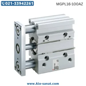 جک راهنمادار گایددار سه شفت SMC مدل MGPL16-100az