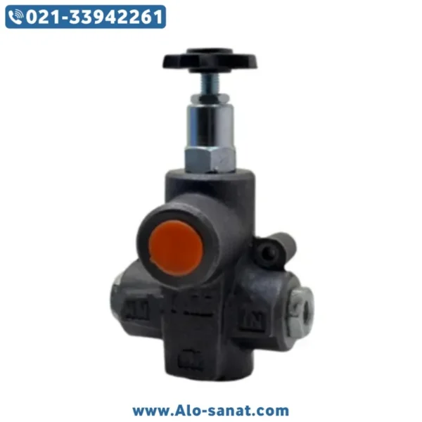 pressure-breaker-handvalve-3way فشارشکن قورباغه ای 1/2 سه راهی