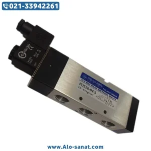 شیر برقی 5/2 شاکو سایز 1/2 کد PU520-04-S