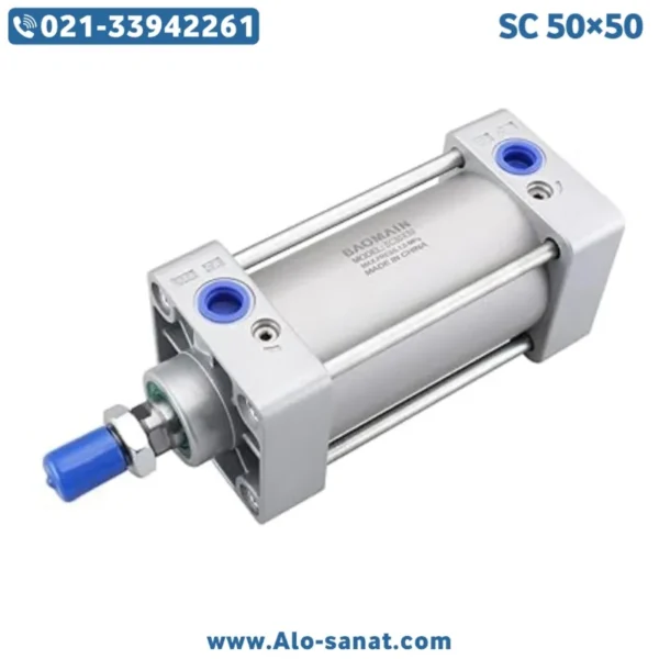 sc50-50-cylinder جک چهارمیل SC 50*50 پنوماتیک