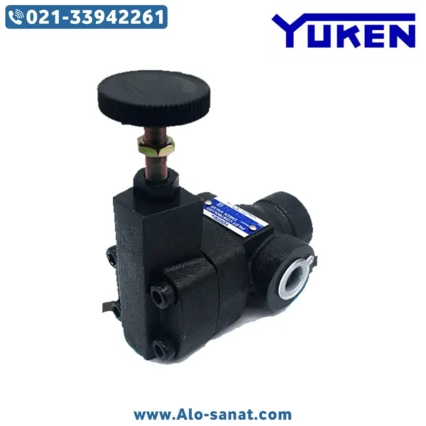 yuken-hand-held-in-line-relief-valve فشارشکن دستی لوله ای Yuken