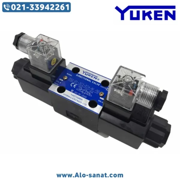 شیر برقی دو بوبین یوکن مدل DSG-01-3C2-024-NI-50