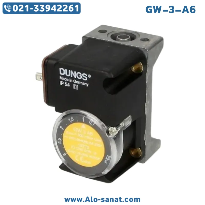 پرشر سوئیچ گاز و هوا دانگز مدل GW3A6