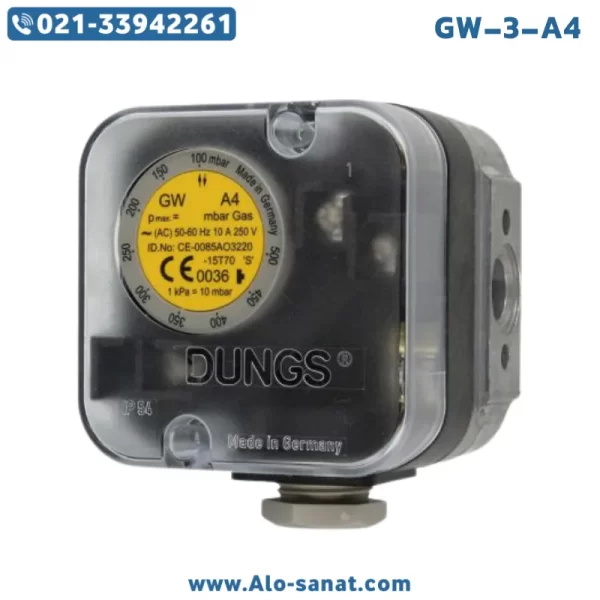 dungs-pressure-switch-gw-3-a4 پرشر سوئیچ Dungs دانگز GW-3-A4 - Image 1