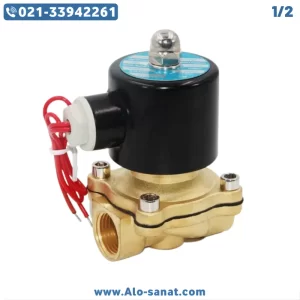 شیر برقی آب سایز 1/2 ولتاژ 220 و 24