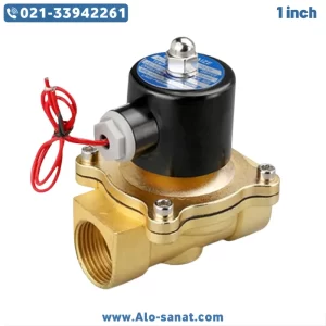 شیر برقی آب 1 اینچ ولتاژ 220 و 24
