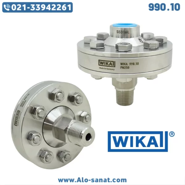 wika-990-10-diaphragm-seal دیافراگم سیل ویکا WIKA مدل 990.10