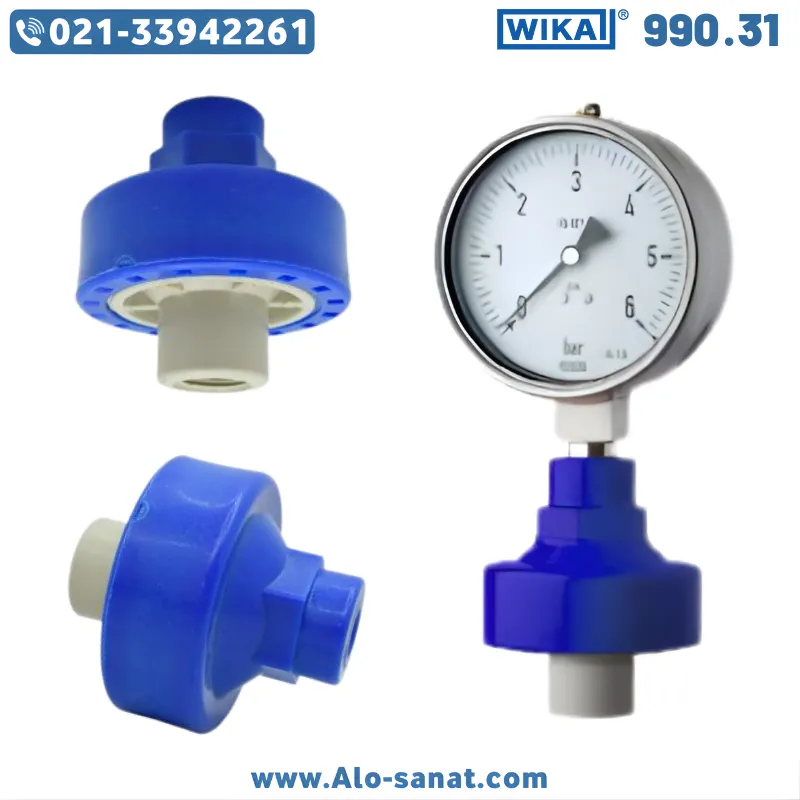 دیافراگم سیل ویکا WIKA مدل 990.31 پلاستیکی