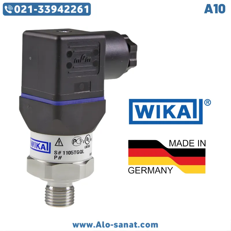 ترانسمیتر فشار ویکا WIKA مدل A10 (قلمی)
