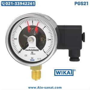 مانوستات (گیج فشار با سوئیچ) ویکا WIKA مدل PGS21