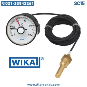 ترمومتر دنباله دار ویکا WIKA مدل SC15 اشتورک
