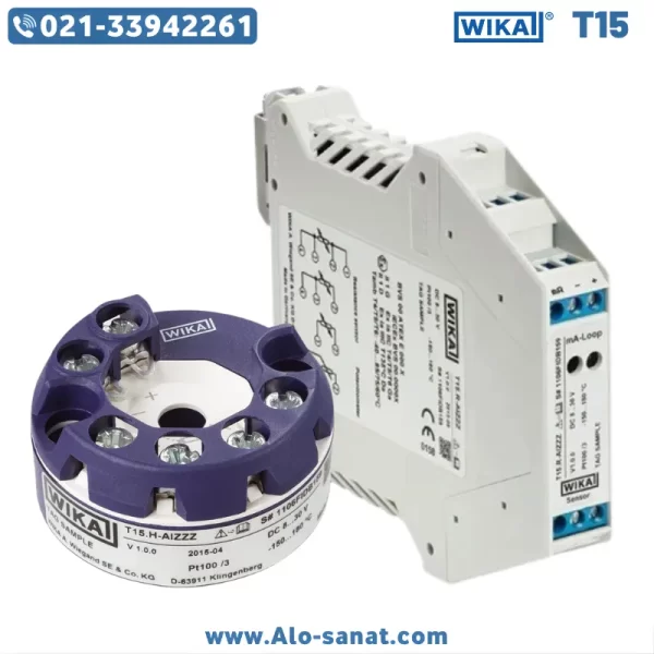 ترانسمیتر دما دیجیتالی ویکا WIKA مدل T15