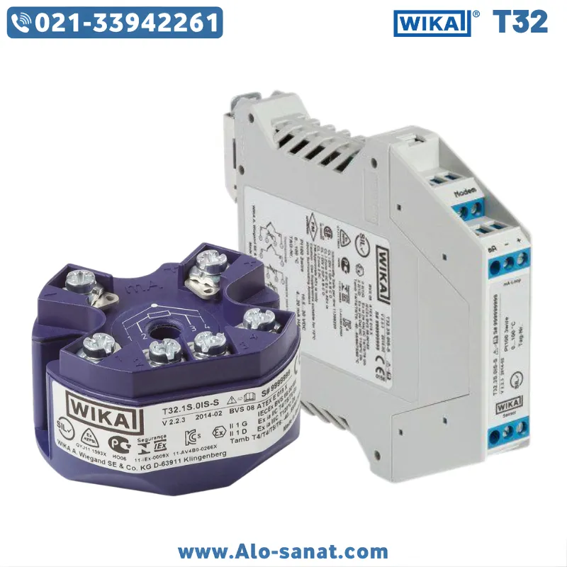 ترانسمیتر دما ویکا WIKA مدل T32
