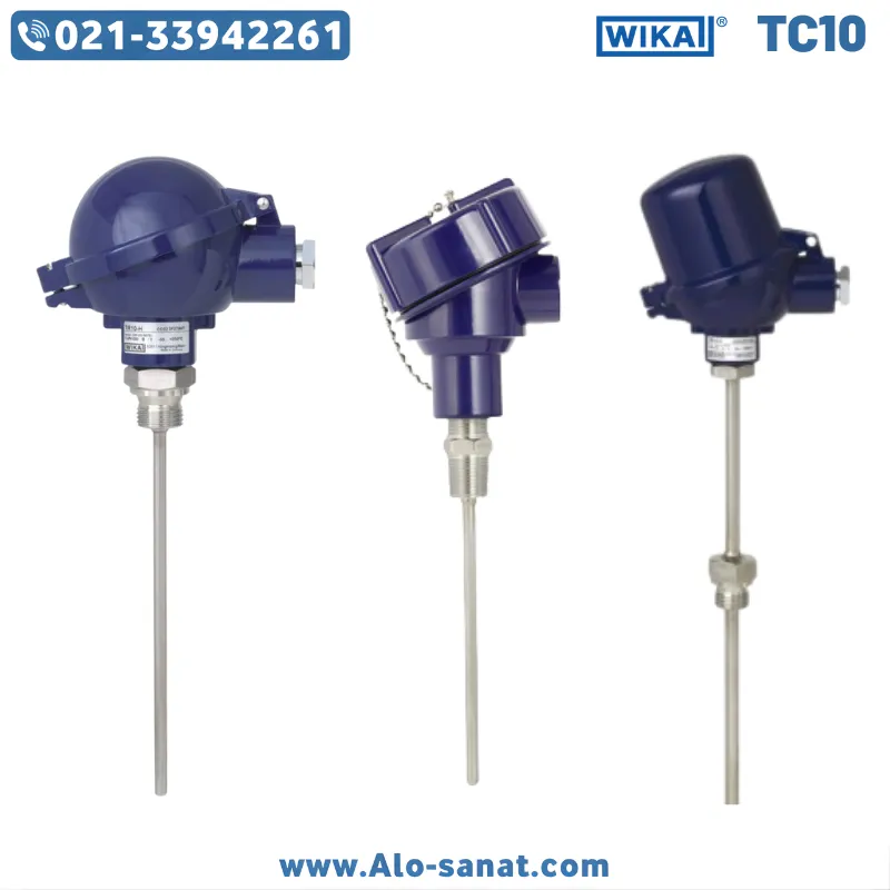 سنسور دما ترموکوپل ویکا WIKA مدل TC10