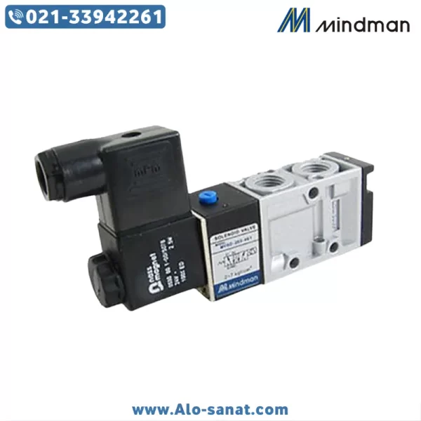 mindman-mvsc-180-4e1c-ac220-solenoid-valve شیر برقی مایندمن (MINDMAN) مدل MVSC-180-4E1C-AC220