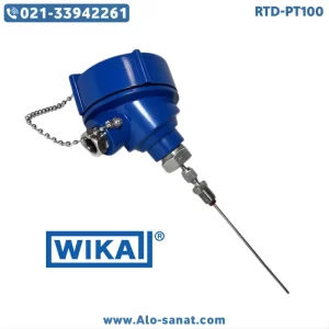 سنسور RTD-PT100 هدمونت برند WIKA مدل TR10 قطر ۳ میلیمتر طول ۱۰ سانتیمتر