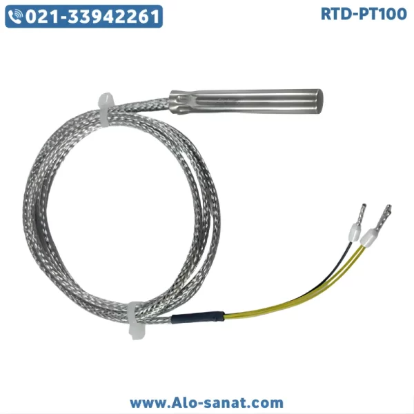 rtd-pt100-wire-shielded-5cm-no-spring سنسور RTD-PT100 سیمی شیلدار ۵سانتیمتری بدون فنر