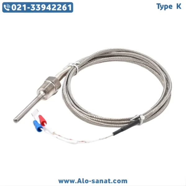 type-k-bayonet-2-piece ترموکوپل Type K اسکوتی رزوه دو تکه