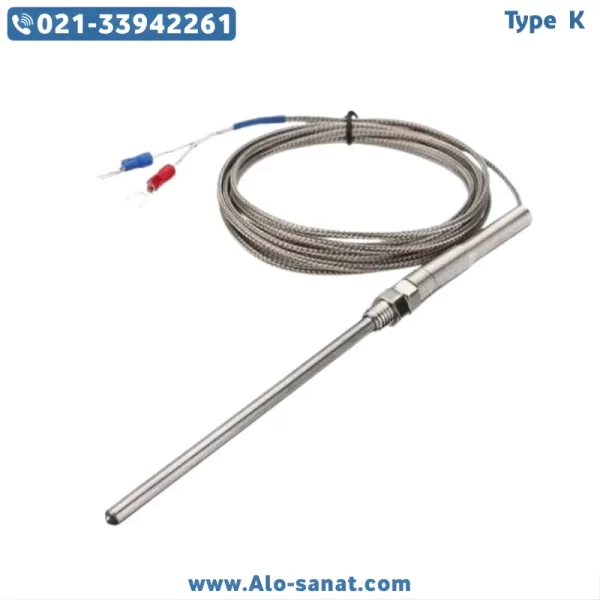 type-k-m8-thread ترموکوپل Type K رزوه M8