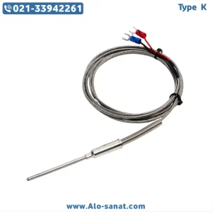 ترموکوپل Type K فلکسیبل قطر ۳ میلیمتر اینکونل ۶۰۰