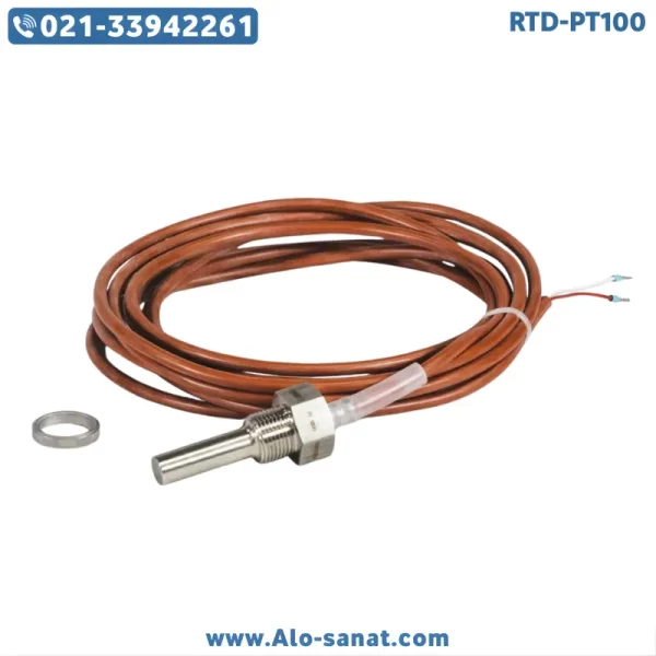 سنسور RTD-PT100 سیلیکونی Jumo_43 سنسور RTD-PT100 سیلیکونی Jumo