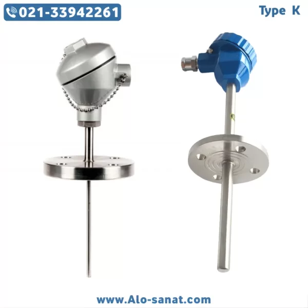 سنسور RTD-PT100 هدمونت فلنچ دار سنسور RTD-PT100 هدمونت فلنچ دار