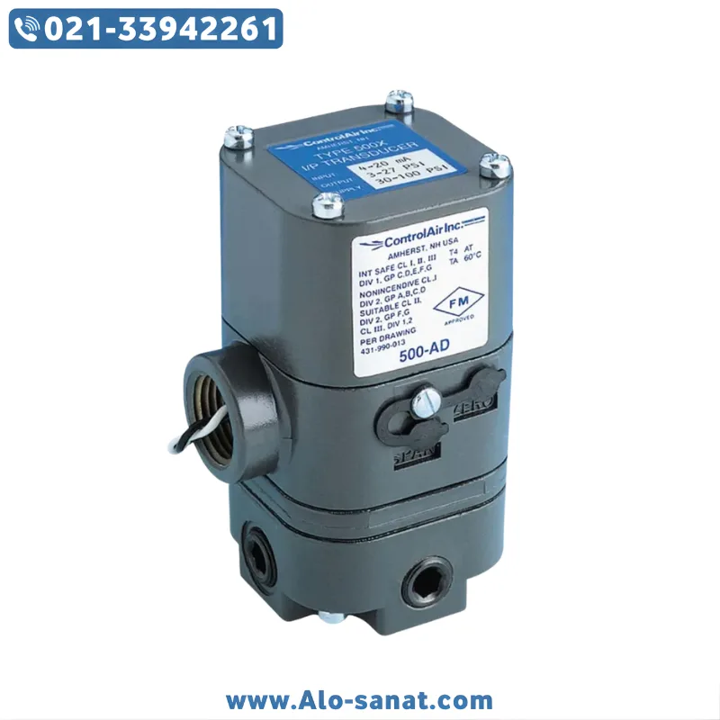 مبدل جریان به فشار (آی تو پی) (IP) کنترل ایر 6 تا 30 psi